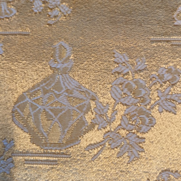 Amazing Antique Pair of Chinoiserie Curtains - Picture 4 of 12